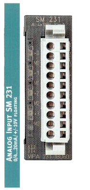 VIPA, System200V Analog input cards 4-channel, floating (channels isolated).